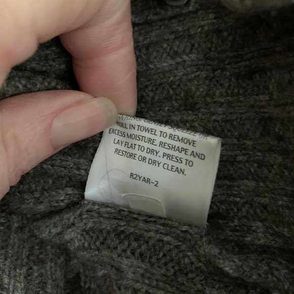 ❤️Eileen Fisher Taupe Yak + Wool Cowl Neck Sweater - Picture 4 of 5